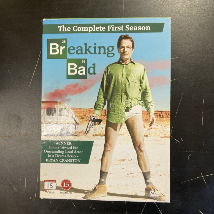Breaking Bad - Kausi 1 3DVD (VG+/VG+) -tv-sarja-